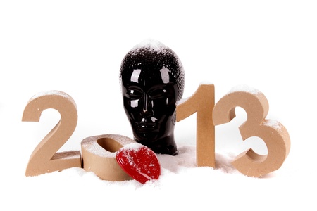 Paper numbers forming 2013 as for the new year の写真素材