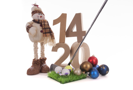 Best whishes for golfers in 2014
の写真素材