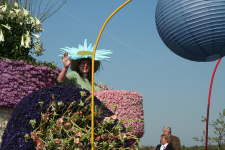 Netherlands,Lisse,march 2016: 
Bloemencorso Bollenstreek is one of the flower parades in the Netherlands and one of the largest editions of the world. The event took place in the end of April, The route starts on Saturday in Noordwijk and ends in the citのeditorial素材