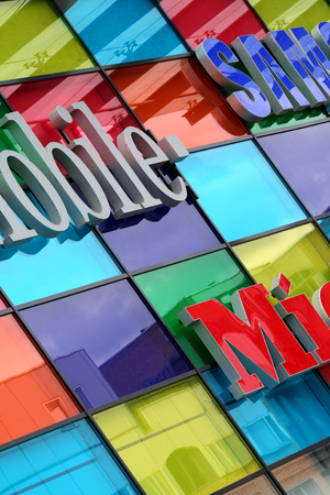 Netherlands,Almere,-june 2016: Almere is a new-build city in the Dutch province of Flevoland. All buildings have modern formesのeditorial素材