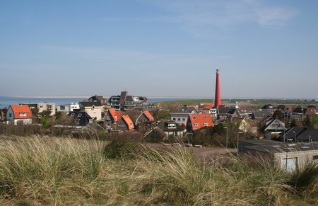 The fortress Kijkduin was built by Napoleon in huisduinen.のeditorial素材