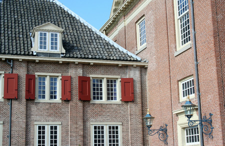 Netherlands, The Loo,-june 2016: Exterior of the former royal palaceのeditorial素材