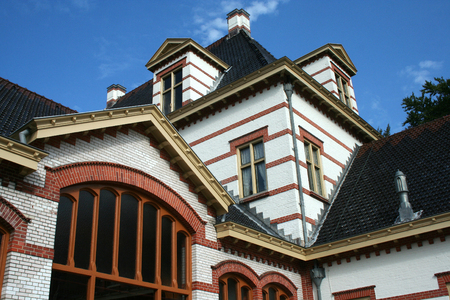 Netherlands, The Loo,-june 2016: Exterior of the former royal palaceのeditorial素材