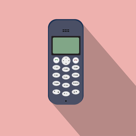 cellular phone vector flat buttons mobile personalのイラスト素材