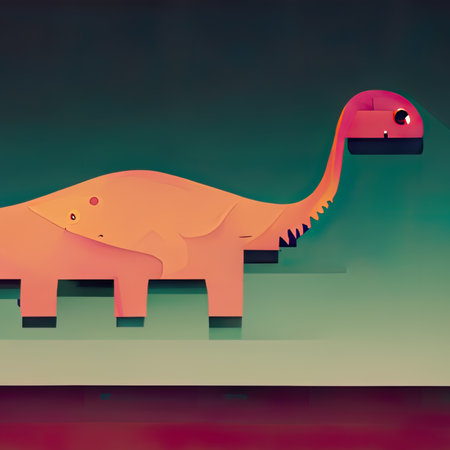 dinosaur, vector illustration, eps10, eps10の素材