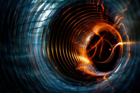 abstract technology background, computer-generated image. Fractal artの素材