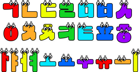 Easter bunny and chick with eggs. Coloring book for kidsのイラスト素材