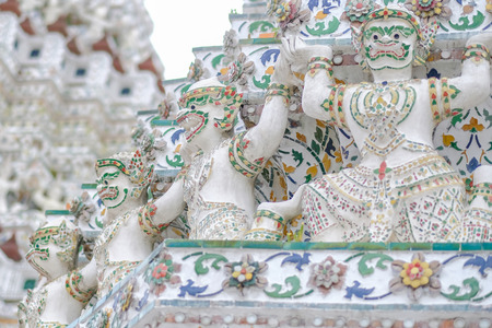 Wat Arun temple, landmark and popular for tourist attractions in Bangkok Thailand