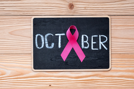 Breast Cancer Awareness, Pink Ribbon for supporting people living and illness. Women Healthcare and World cancer day conceptの写真素材