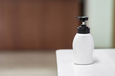 wash hand sanitizer gel dispenser, against Novel coronavirus or Corona Virus Disease (Covid-19) at public Indoor. Antiseptic, Hygiene and Healthcare conceptの写真素材