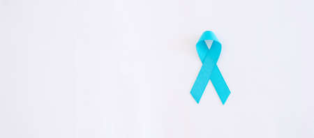 November Prostate Cancer Awareness month, Blue Ribbon for supporting people living and illness. Healthcare, International men, Father, World cancer day and world diabetes day conceptの写真素材
