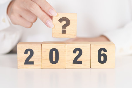 2026 New year with questions mark. FAQ, frequency asked questions, Answer, Q and A, Information,...