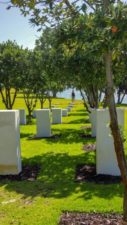 War memorial in Mandurah, Western Australiaの写真素材