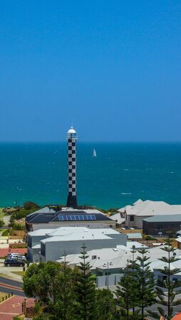Beautiful view over Bunbury in Western Australia on a sunny summer dayの写真素材