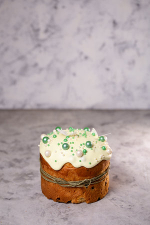 A traditional Easter cake with a place to copy the text. Traditional Easter Cake, Easter bread...