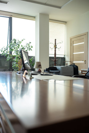 office room in the director of the business center.のeditorial素材