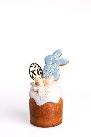 Single object on a solid color background. Perfect for websites or social media posts about Easter...