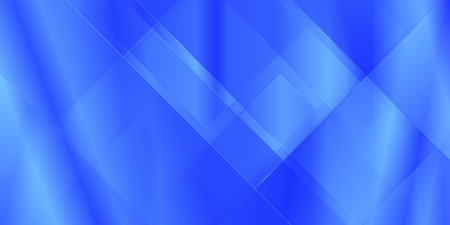 Abstract geometric dynamic seamless blue background with blurred lines, Digital shiny geometric fractal pattern, geometric wall metal texture tech diagonal and triangle background.の写真素材