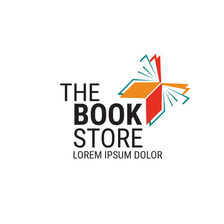 the book store logo - flyのイラスト素材