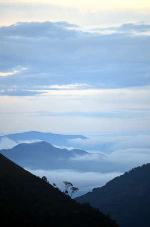 Atardecer en las Monta?as de Antioquiaの写真素材