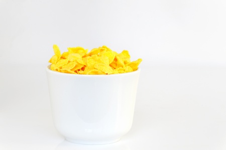 Bowl with corn flake