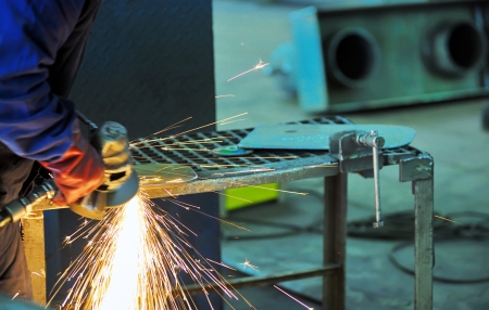 machine for grinding steelの写真素材