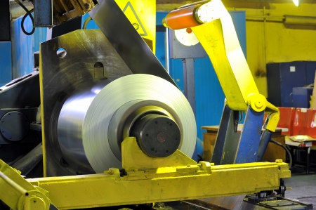 rolls of steel sheetの写真素材