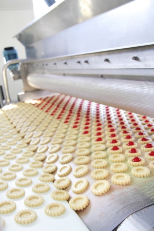 production cookie in factoryの写真素材