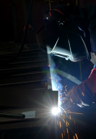 welding with mig-mag methodの写真素材