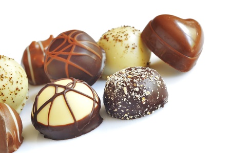 Chocolate candy varietyの写真素材