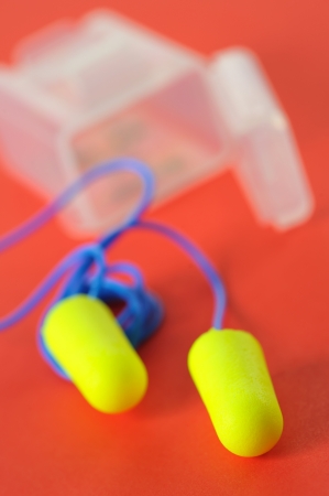  ear plugs isolated