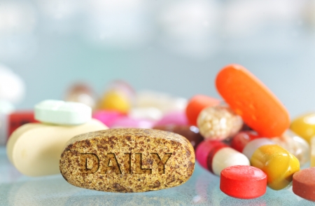 daily pillsの写真素材