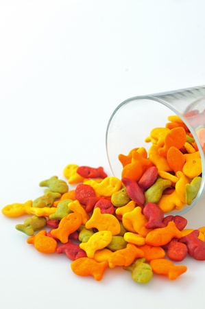 salted crackersの写真素材