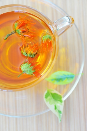 marigold teaの写真素材