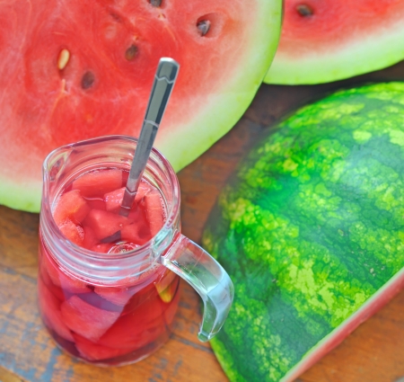 watermelon juiceの写真素材