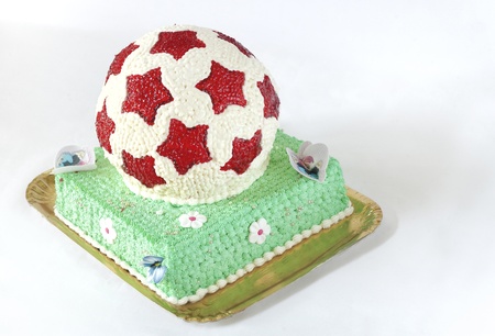 football cakeの写真素材