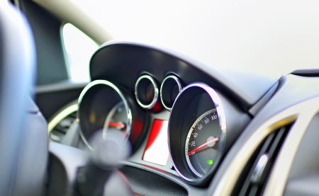Car's cockpitの写真素材