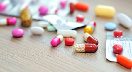 Assorted pills の写真素材