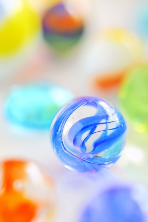 glass ballsの写真素材