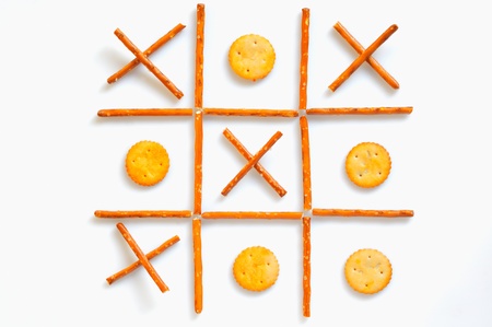 salted sticks and biscuits の写真素材