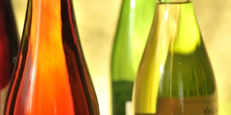 Still-life with wine bottlesの写真素材