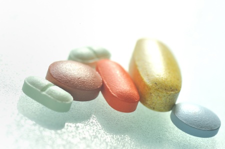 Different pillsの写真素材