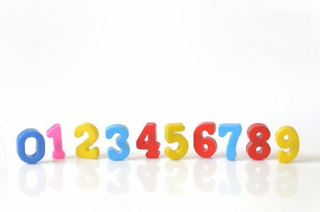 plastic toy numbers 
