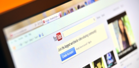 YouTube  pageのeditorial素材