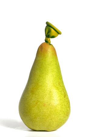 Abstract pear fruit from balloonsの写真素材
