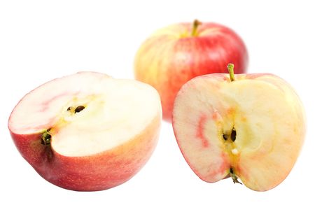 Red sweet applesの写真素材