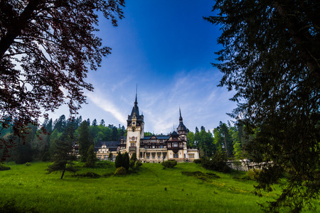 Peles Castle Sinaia, Romaniaのeditorial素材