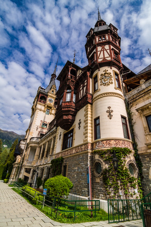 Peles Castle Sinaia, Romaniaのeditorial素材
