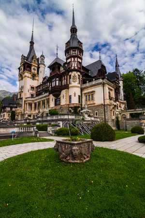 Peles Castle Sinaia, Romaniaのeditorial素材
