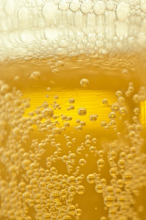 Close up shot of beer bubblesの写真素材
